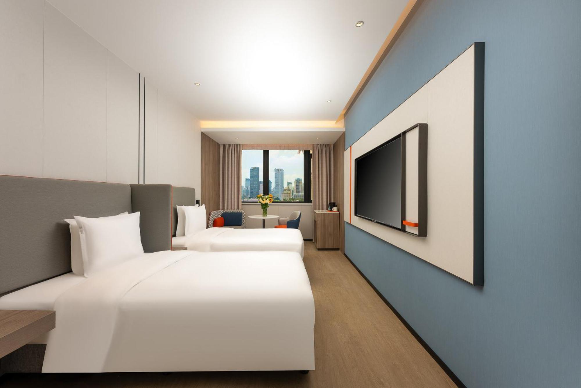 Holiday Inn Express Shanghai Jing'An Temple By Ihg Екстериор снимка